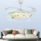Chine Pouces à télécommande escamotable blanc de fan de plafond d'Arcylic LED 42 à vendre