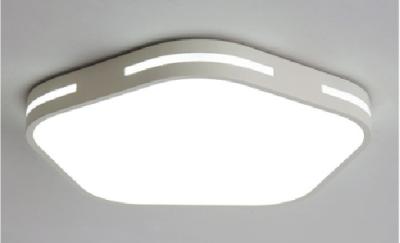 Chine Plafonnier acrylique d'intérieur noir/blanc de 380*60mm 30W LED pour la chambre à coucher à vendre