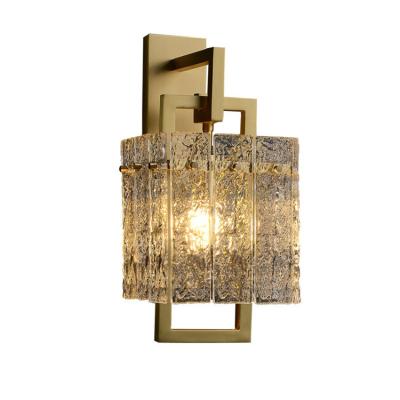 China E14 Residential Creative Crystal Wall Lamp H39cm Switch Control for sale