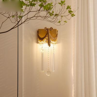 China Diseño creativo de lujo Crystal Wall Lamp For Villa interior en venta