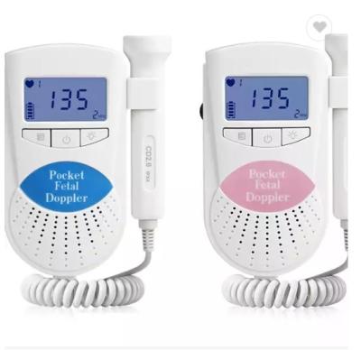 China Pocket Intelligent Ultrasound Fetal Doppler Heart Monitor Heartbeat Baby Monitor for sale
