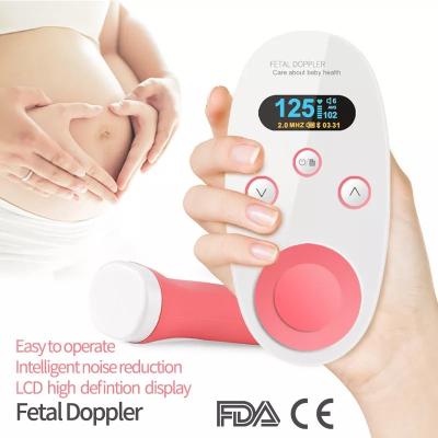 China Maternal Home Fetal Doppler Heart Monitor Measures Infant Heartbeat Baby Fetal Doppler for sale