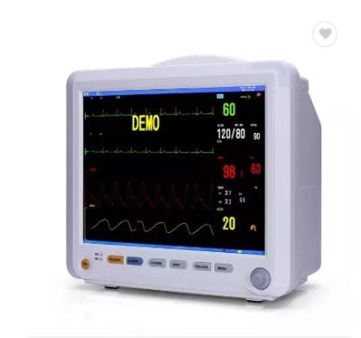 China 12 Inch Multiparameter Patient Monitor ETCO2 SPO2 ECG Monitor Multi Parameter ICU Monitor for sale