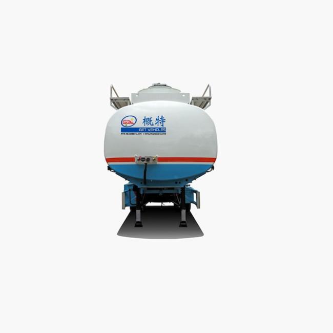 42000L Fuel Tank Truck Semi Trailer with 4 Compartments Super Single Tire for Tanzania Road Limitation