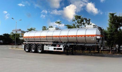3 Axles 45000L 29t Heavy Duty Carbon Steel Fuel and Refuel Tank Semi Trailer with Fuwa Axle 13t and Air Bag Spring Suspension for Fuel and Diesel in Africa