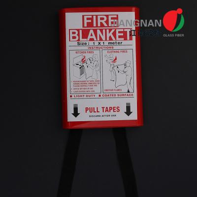 China Fire Resistant Products Fire Blanket Certificate Emergency 1.0 X 1.0m for sale