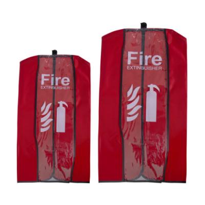 China PVC Oxford Fabric Fire Extinguisher Cover UV Resistance Dustproof for sale
