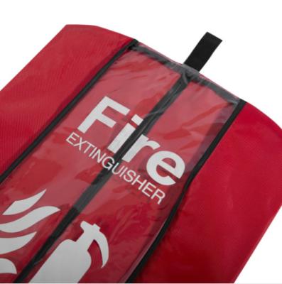 China Nylon Fire Extinguisher Protection Cover With Viewing Window for sale