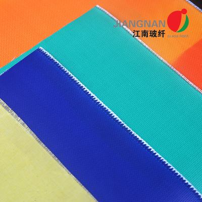 China 50mm 80g Silicone Coated Fiberglass Fabric With Anti Ripper Insulation for sale