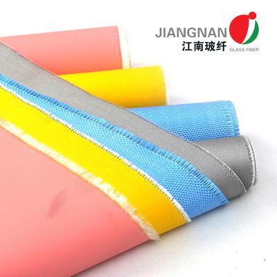 China Paño impregnado silicón de la fibra de vidrio para las cubiertas incombustibles de la protección del calor en venta