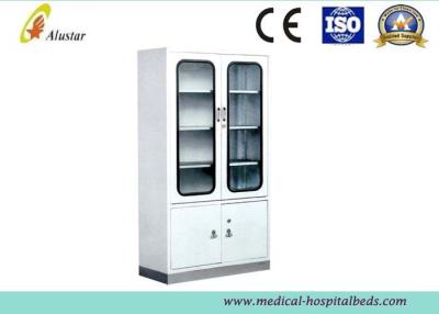 China 3 Shelves Metal Medical Cabinet Hospital Equipment Instrument ALS - CA003 for sale