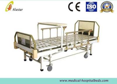 China Steel Frame Hand Operated Medical Crank Hospital Nursing Bed Turning Table (ALS-M312) for sale
