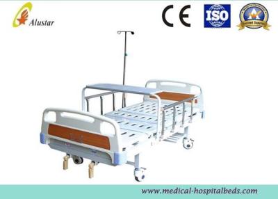 China ABS Head 2 Crank Clinical Best Bed Medical Hospital Beds I.VPole (ALS-M234) for sale