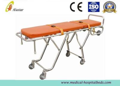 China Emergency Ambulance Stretcher Trolley Adjustable Folding Automatic Loading Cart ALS-S009 for sale