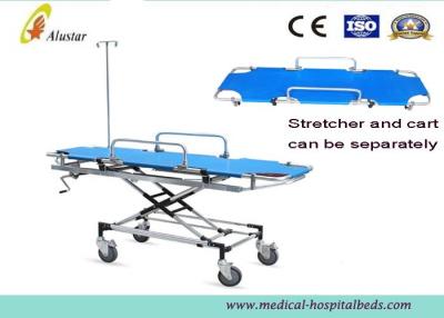 China Carretilla de alta resistencia del ensanchador de la ambulancia para el paciente de la transferencia con cuatro ruedas ALS-S016b en venta