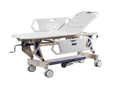 China Hospital Manual Transport Stretcher Cart Medical Emergency Trolley For Virus Situation for sale