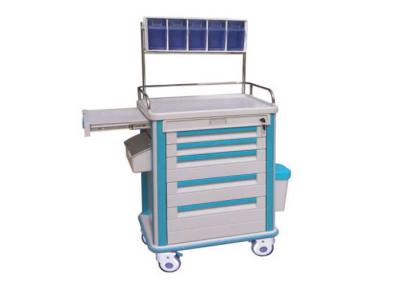 China Luxury Anesthesia Medical Trolley ABS Cart Utility Container Hospital Trolley (ALS-MT105B) for sale