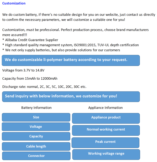 803040 battery compliance