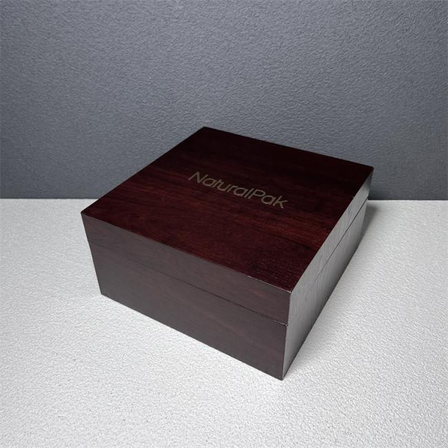 Custom Luxury Red Wood Paper Packaging Box for Watch Watch Set Gift