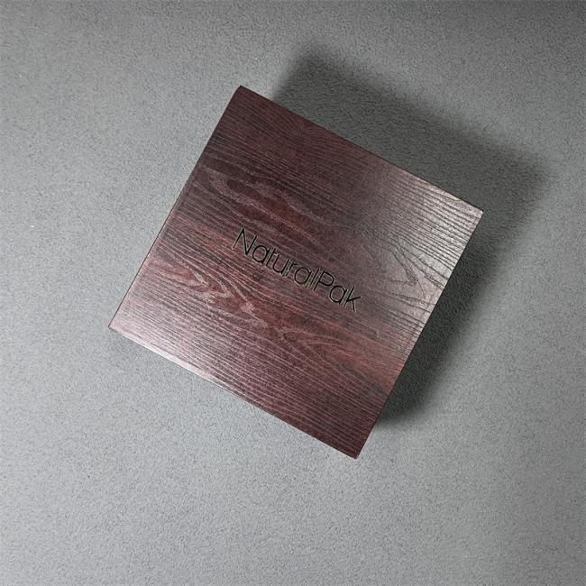 Custom Luxury Red Wood Paper Packaging Box for Watch Watch Set Gift