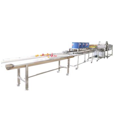 China Vegetable Washing And Cutting Machine Walnut And Nuts Bubble Cleaning Machine Apple Pear Mango Washing Line for sale