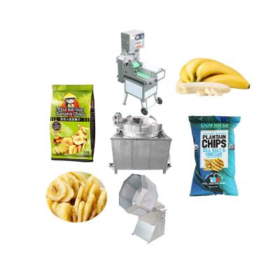 China 200kg one hour semi-automatic banana chips production line small plantain chips machine for sale