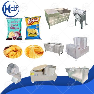 China Fully Automatic French Fries Making Line Chips Production Machine for sale