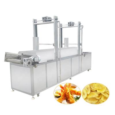China HDF6000 Output Automatic Fryer Machine 1000KG/H Industrial Continuous Fryer for sale