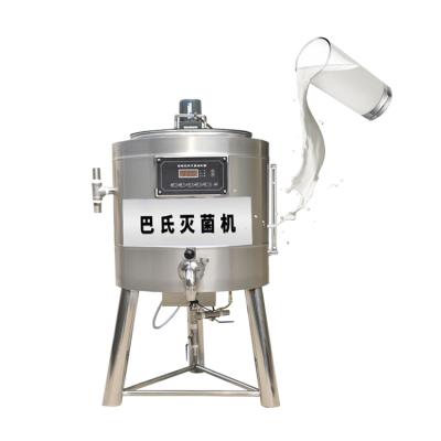 China Hot sake 100L 150L 200L mini juice cow milking yogurt coconut daily batch milk pasteurizer machine for sale