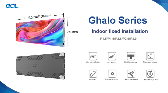 Ghalo LED screen installation and seamless right-angle splicing demonstration