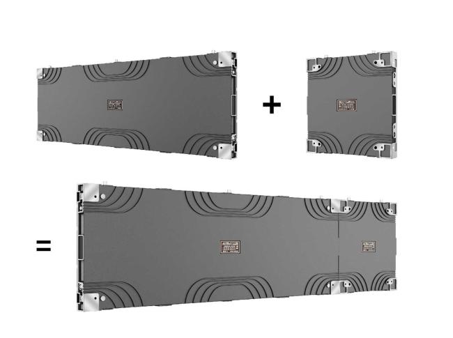 Ghalo Series LED Display installation example with seamless corner splicing