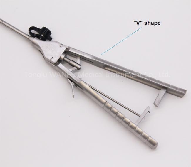 Laparoscopic Needle Holder with Rachet Gun Type Handle