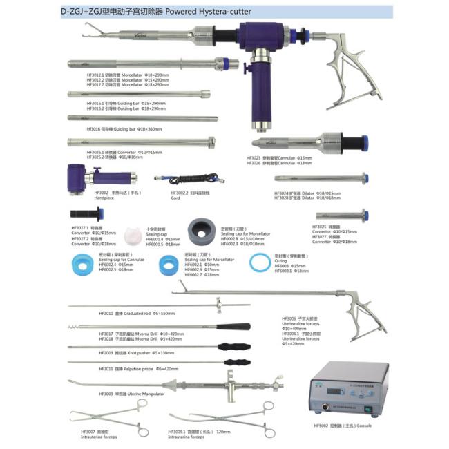 Gynecology Powered Hystera-Cutter Morcellator Uterine Manipulator