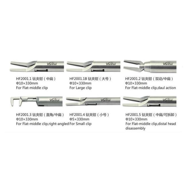 Laparoscopic Medical Surgical Equipment Titanium Clip Applier Forceps