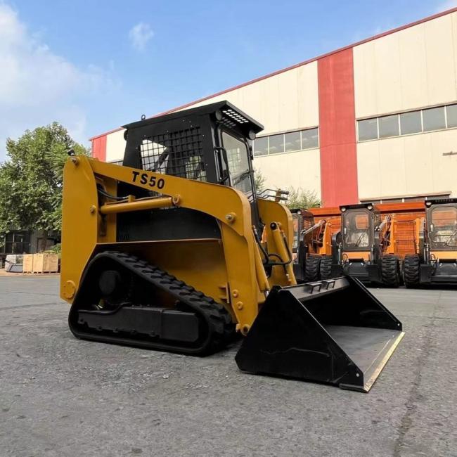 60HP 75HP 100HP EPA Approved Cheap Full-Hydraulic Earth Auger Mini Tracked Skid Steer Loader for Sale