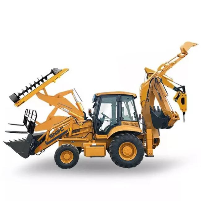 2.5 Ton Shovel Side Shift Tractor Backhoe Loader Maquinas Retroexcavad Backhoe Loader