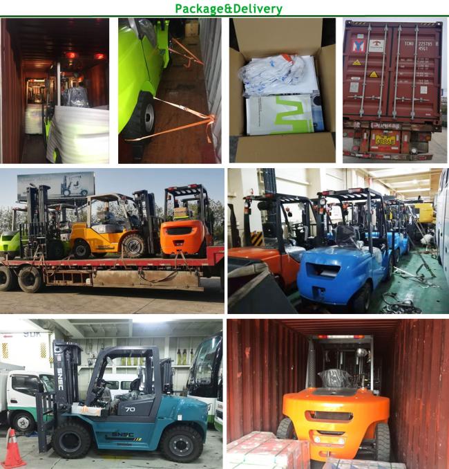 3500kg 3.5ton Gas Powered Forklift Trucks with Bale Clamp