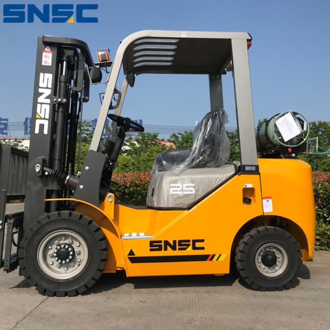 FL25 Gasoline LPG Dual Fuel 2.5 Ton Forklift Truck