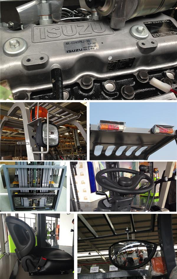 Snsc 2ton Paper Roll Forklift to Surinam