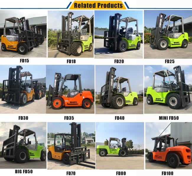 Brand New Montacarga Fd35 3.5 Ton Diesel Forklift with 6m Lifting Height
