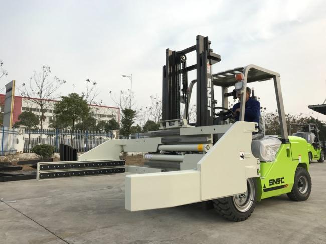 4ton Carretilla Elevadora Diesel Gas Proapne Forklift Montacargas Paper Roll Clamp