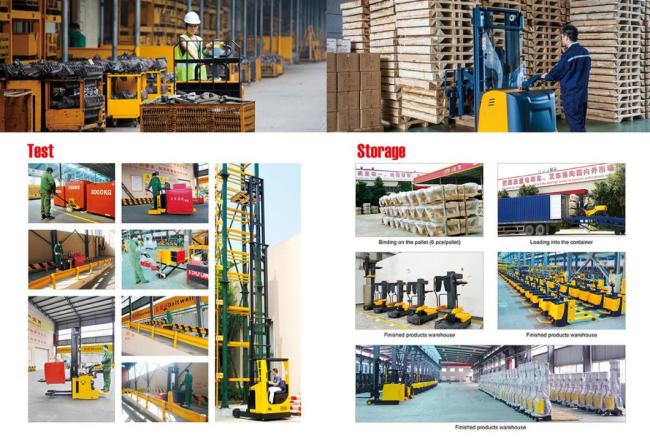 Snsc 1500kg 2000kg Reach Forklift Double Scissor Reachtruck