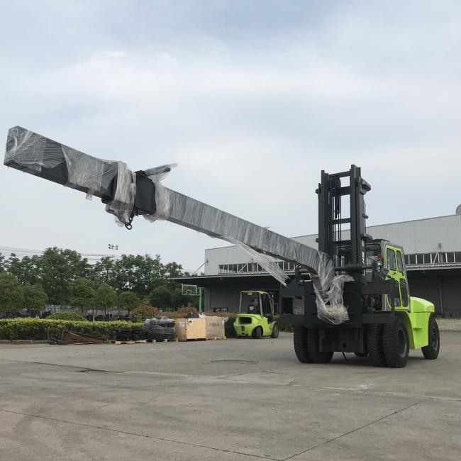 FD100 10 Ton Diesel Forklift With glass boom durable and high hardness material suitable for glass industry