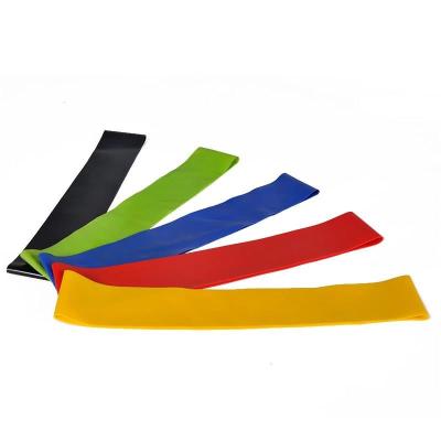 China Anti Slip 0.7mm Fabric Loop Resistance Bands With 5 Resistance Levels for sale