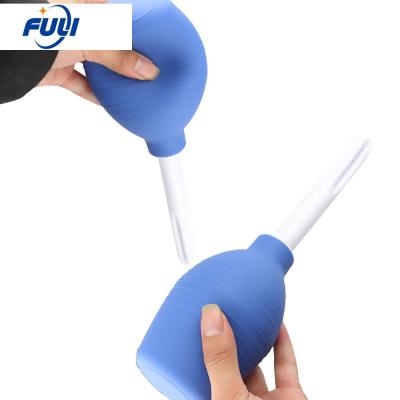 China Enema Bulb Clean Anal Vaginal Silicone Douche for Men Women and Men (Blue Color) - Comfortable Medical Kits for sale