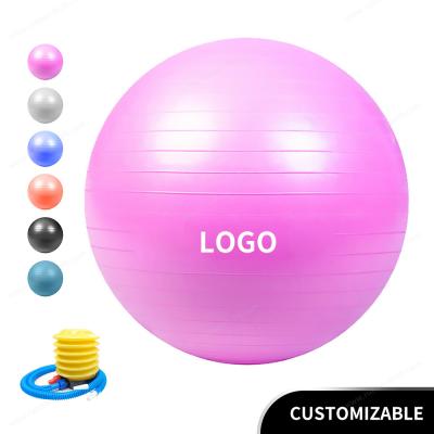 Chine Boule anti-déflagrante du yoga 17.7inch de la forme physique 45cm de PVC avec la boule de yoga d'équipement d'exercice de boule d'exercice de compresseur à vendre