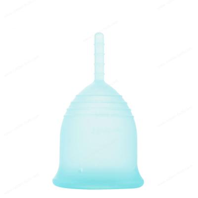 China Do silicone macio superior da categoria médica do copo do período menstrual copo menstrual reusável para as mulheres que incluem o saco portátil do armazenamento à venda