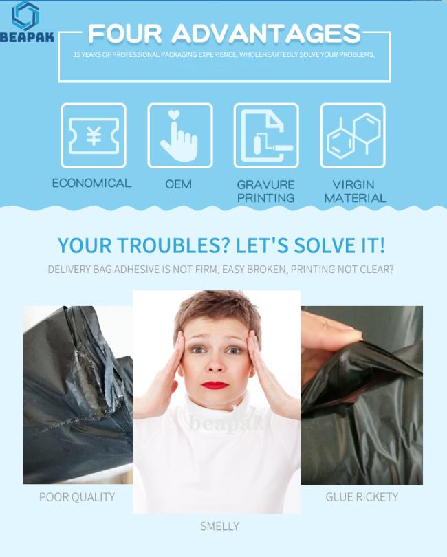 Mailing bag plastic courier mailing packaging laser express poly mailers bubble mailing bags