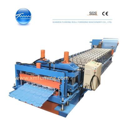 China Profile Roofing Tile Roll Forming Machine 7.0KW Powerful Precision for sale