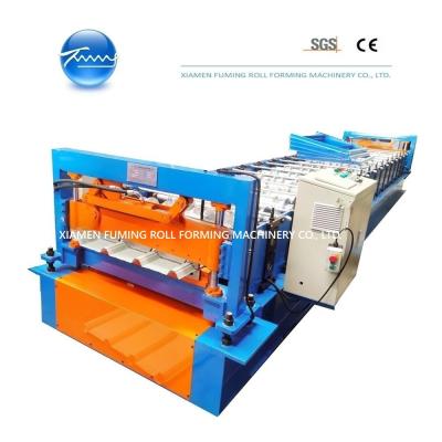 China 11KW Sheet Roof Panel Roll Forming Machine Precision Industrial for sale